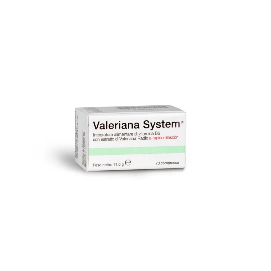 Valeriana System Integratore Sonno 70 Compresse
