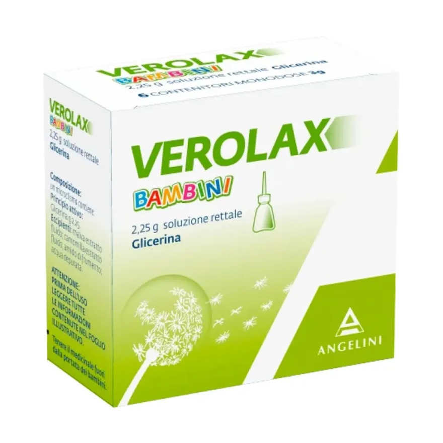 Verolax Bambini 2,25g Soluzione Rettale 6 Clismi