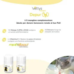 Vettys Integra Depur Gatto 30 Compresse Masticabili