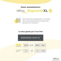 Vettys Integra Regolarità Xl Cane 30 Compresse Masticabili