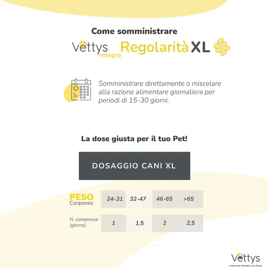 Vettys Integra Regolarità Xl Cane 30 Compresse Masticabili