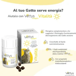 Vettys Integra Vitalità Gatto 30 Compresse Masticabili