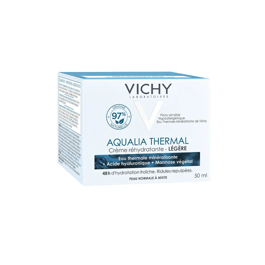 Vichy Aqualia Crema Viso Idratante Per Pelle Da Normale A Secca Con Acido Ialuronico 50ml