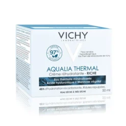 Vichy Aqualia Crema Viso Idratante Ricca Con Acido Ialuronico 50ml