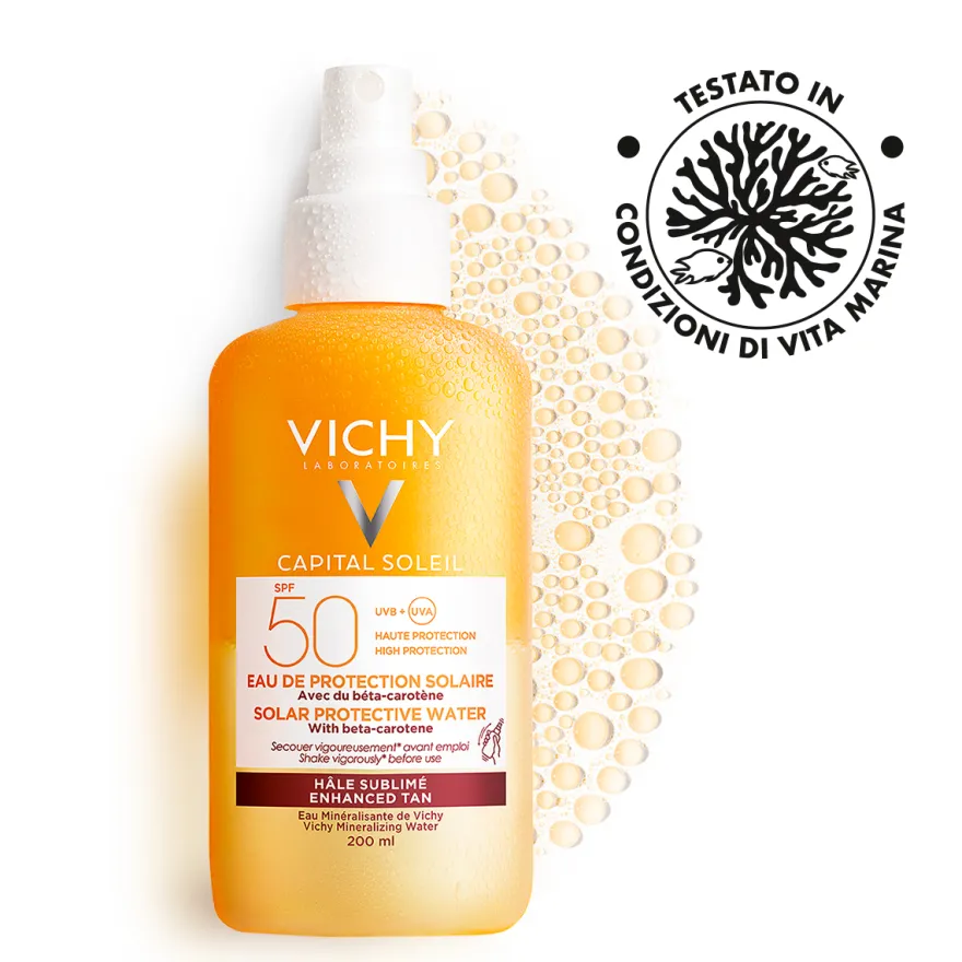 Vichy Capital Soleil Acqua Solare Protettiva Abbronzatura Intensa Spf50 200ml