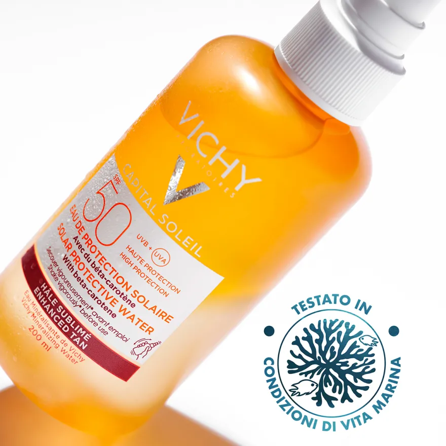 Vichy Capital Soleil Acqua Solare Protettiva Abbronzatura Intensa Spf50 200ml