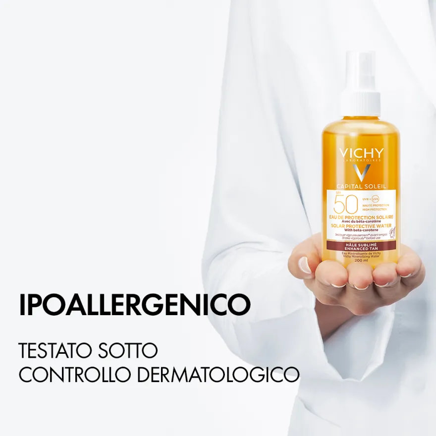 Vichy Capital Soleil Acqua Solare Protettiva Abbronzatura Intensa Spf50 200ml