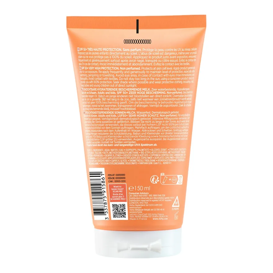 Vichy Capital Soleil Hydra Body Milk Spf50+ Protezione Solare 150ml
