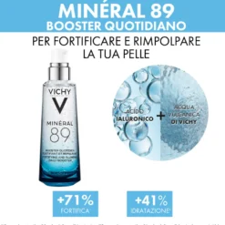 Vichy Cofanetto Regalo Per Idratazione Con Minéral 89 Booster Siero 50ml + Minéral 89 Crema 15ml