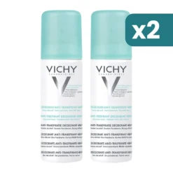 Vichy Deodorante Anti-traspirante 48h Flacone Spray Aerosol Unisex 2 confezioni da 125ml