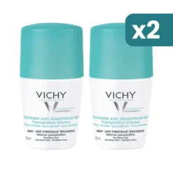 Vichy Deodorante Bipacco Anti-traspirante 48h Pelle Sensibile Roll-on 2x50ml