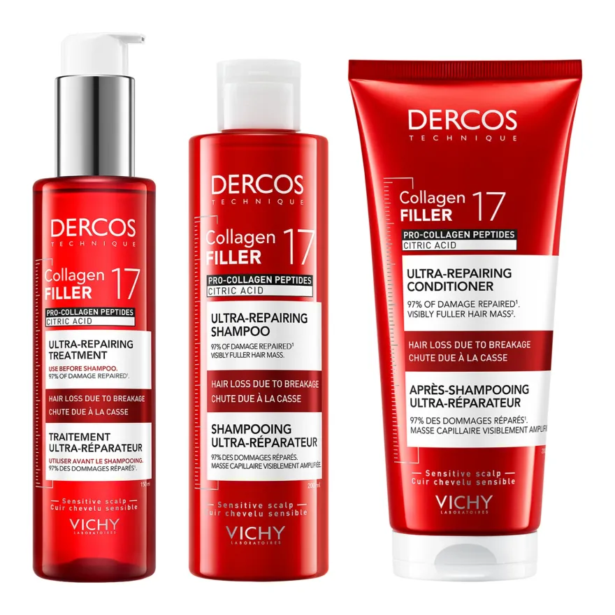 Vichy Dercos Collagen 17 Filler Balsamo Ultra Riparatore 200ml