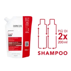 Vichy Dercos Shampoo Energy Eco Ricarica 500ml
