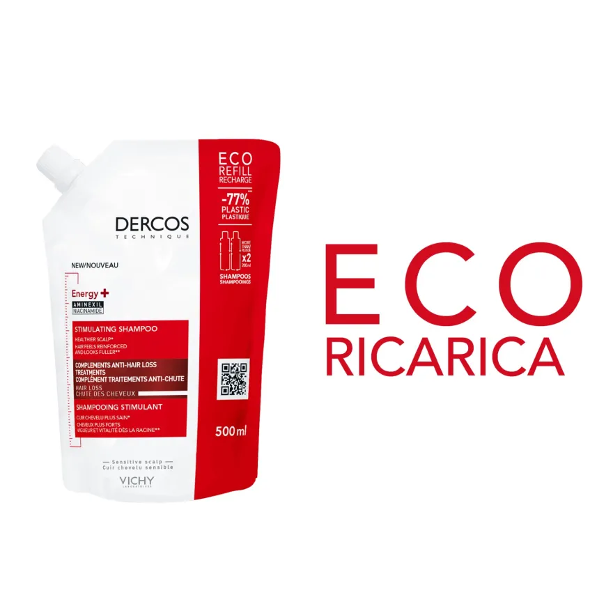 Vichy Dercos Shampoo Energy Eco Ricarica 500ml