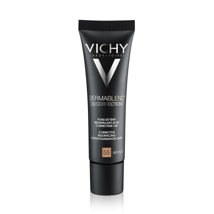 Vichy Dermablend 3d Fondotinta Coprente Per Pelle Grassa Con Imperfezioni Tonalità 55 30ml