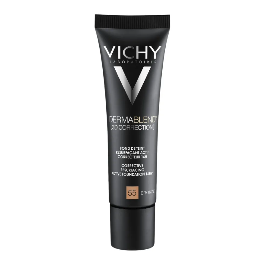 Vichy Dermablend 3d Fondotinta Coprente Per Pelle Grassa Con Imperfezioni Tonalità 55 30ml