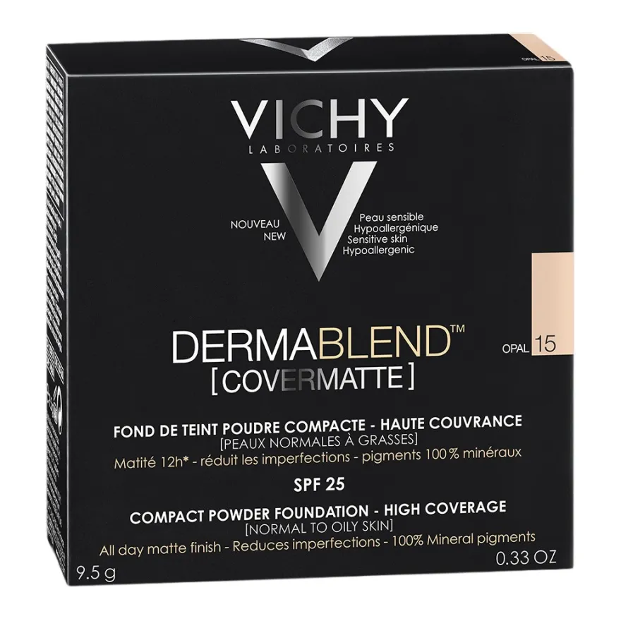 Vichy Dermablend Fondotinta Coprente Minerale In Polvere Compatto Tonalità 15 10g