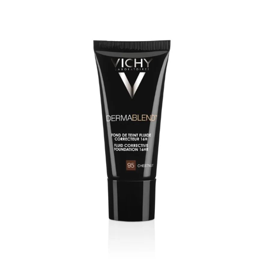 Vichy Dermablend Fondotinta Correttore Fluido 16h Chestnut 95 30ml