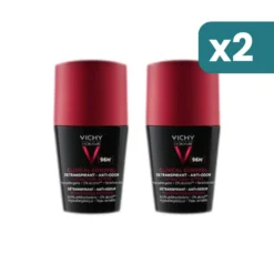 Vichy Homme Clinical Control Deodorante Roll-on 96h Anti-traspirante 2 confezioni da 50ml