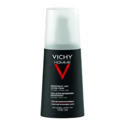 Vichy Homme Deodorante 24h Spray Ultra-fresco Testato Dermatologicamente 4 confezioni da 100ml
