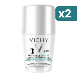 Vichy Invisible Resist 72h Deodorante Roll On 2 confezioni da 50ml