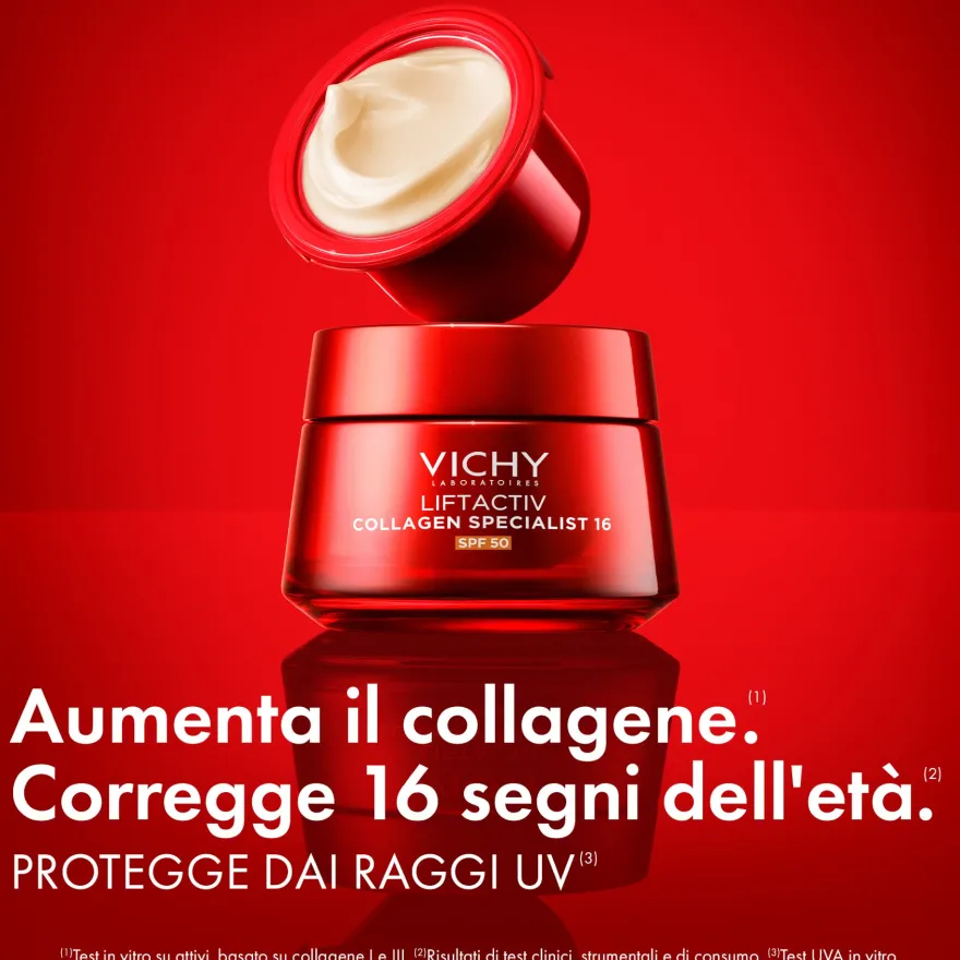 Vichy Liftactiv Collagen Specialist 16 Ricarica Crema Viso Anti-età Spf50 50ml