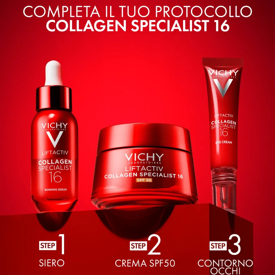 Vichy Liftactiv Collagen Specialist 16 Ricarica Crema Viso Anti-età Spf50 50ml