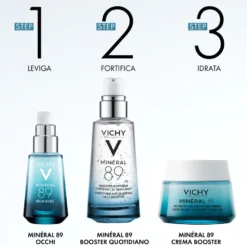 Vichy Minéral 89 Booster Quotidiano Fortificante E Rimpolpante Con Acido Ialuronico 75ml