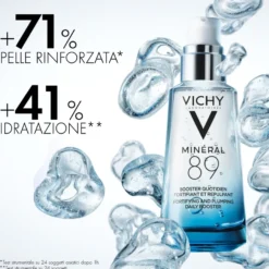 Vichy Minéral 89 Booster Quotidiano Fortificante E Rimpolpante Con Acido Ialuronico 50ml