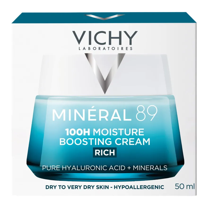 Vichy Minéral 89 Crema Booster Idratante 100h Ricca 50ml