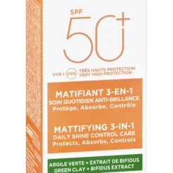 Vichy Trattamento Opacizzante 3 In 1 Effetto Mat Viso Protezione Molto Alta Spf 50+ 50ml