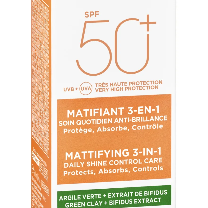 Vichy Trattamento Opacizzante 3 In 1 Effetto Mat Viso Protezione Molto Alta Spf 50+ 50ml