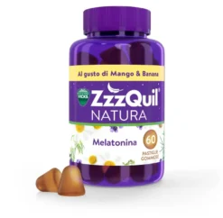 Vicks Zzzquil Natura Integratore Sonno E Insonnia Gusto Mango E Banana 60 Pastiglie