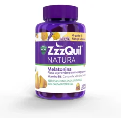 Vicks Zzzquil Natura Integratore Sonno E Insonnia Gusto Mango E Banana 60 Pastiglie