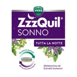Vicks Zzzquil Sonno Tutta La Notte Integratore Melatonina 28 Compresse