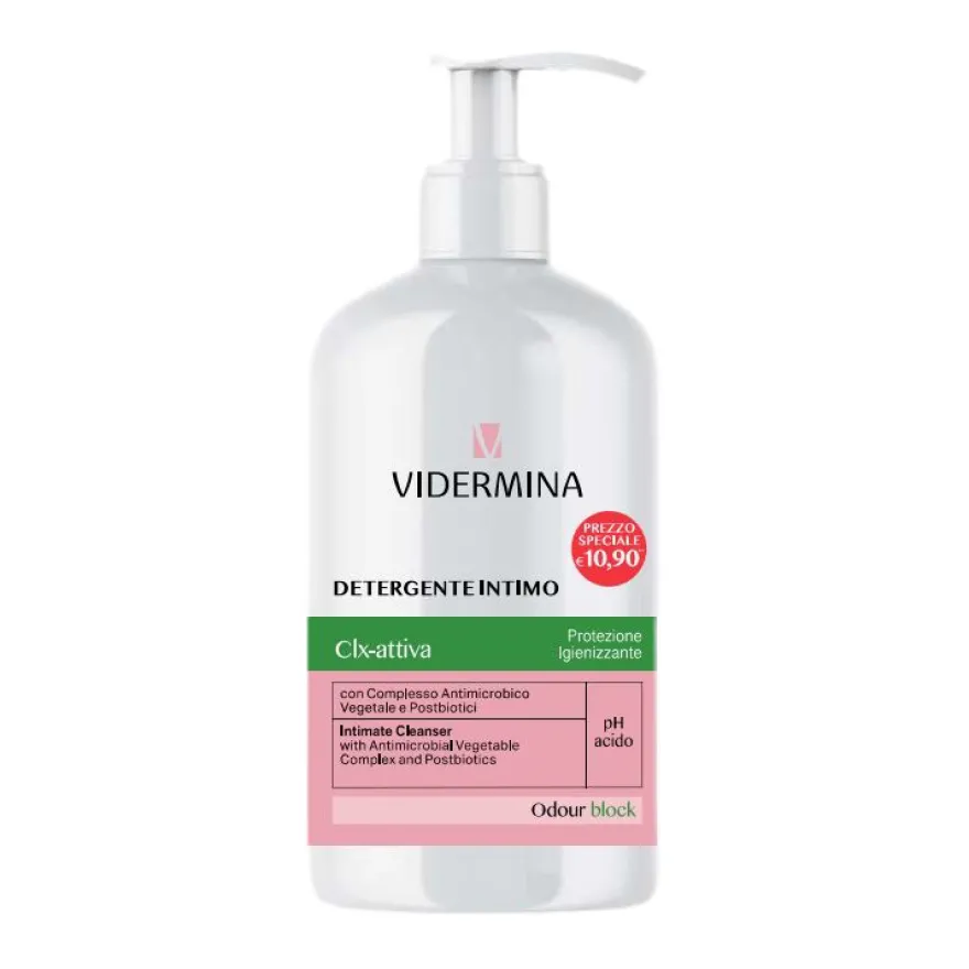 Vidermina Clx Detergente Intimo Igienizzante 500ml 1 Flacone