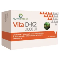 Vita D-k2 Integratore Ossa E Sistema Immunitario 60 Compresse