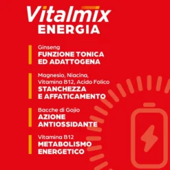 Vitalmix Energia Integratore Tonico Con Ginseng E Pappa Reale 2 confezioni da 14 Flaconcini