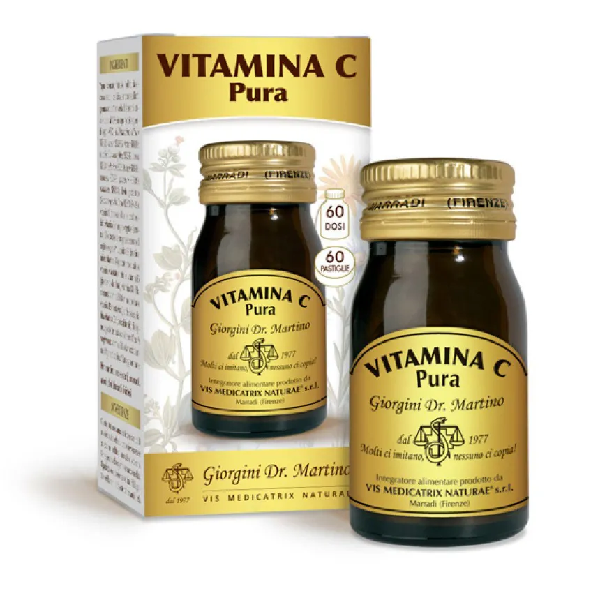 Vitamina C Pura Integratore Difese Immunitarie 60 Pastiglie