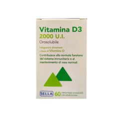 Vitamina D3 2000ui Orosolubile Integratore Ossa 60 Compresse