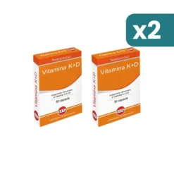 Vitamina K+d Vegetale Integratore Difese Immunitarie 2 confezioni da 30 Capsule