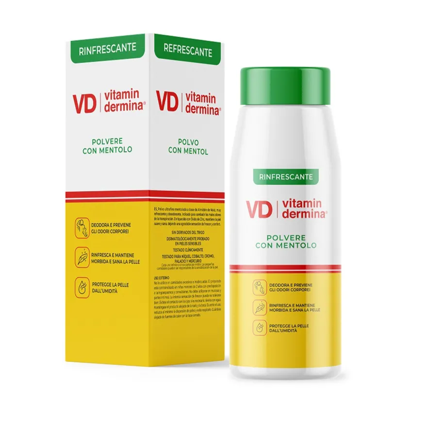 Vitamindermina Polvere Mentolo Rinfrescante 100g