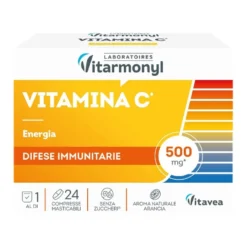 Vitarmonyl Vitamina C 500mg 24 Capsule Tubo 60g
