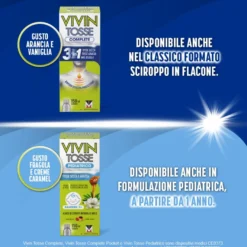 Vivin Tosse Pocket Sciroppo Adulti Arancia E Vaniglia 14 Bustine Monodose 10ml