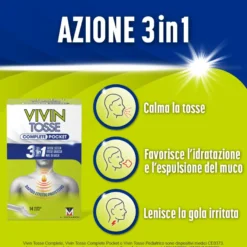Vivin Tosse Pocket Sciroppo Adulti Arancia E Vaniglia 14 Bustine Monodose 10ml