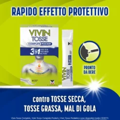 Vivin Tosse Pocket Sciroppo Adulti Arancia E Vaniglia 14 Bustine Monodose 10ml