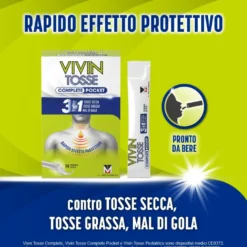 Vivin Tosse Pocket sciroppo bustine monodose tosse bipacco 2x10ml