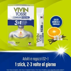 Vivin Tosse Pocket sciroppo bustine monodose tosse bipacco 2x10ml