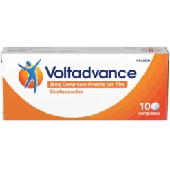 Voltadvance Antinfiammatorio 25mg Diclofenac Per Cervicale Mal Di Schiena Dolori Articolari 10 Compresse