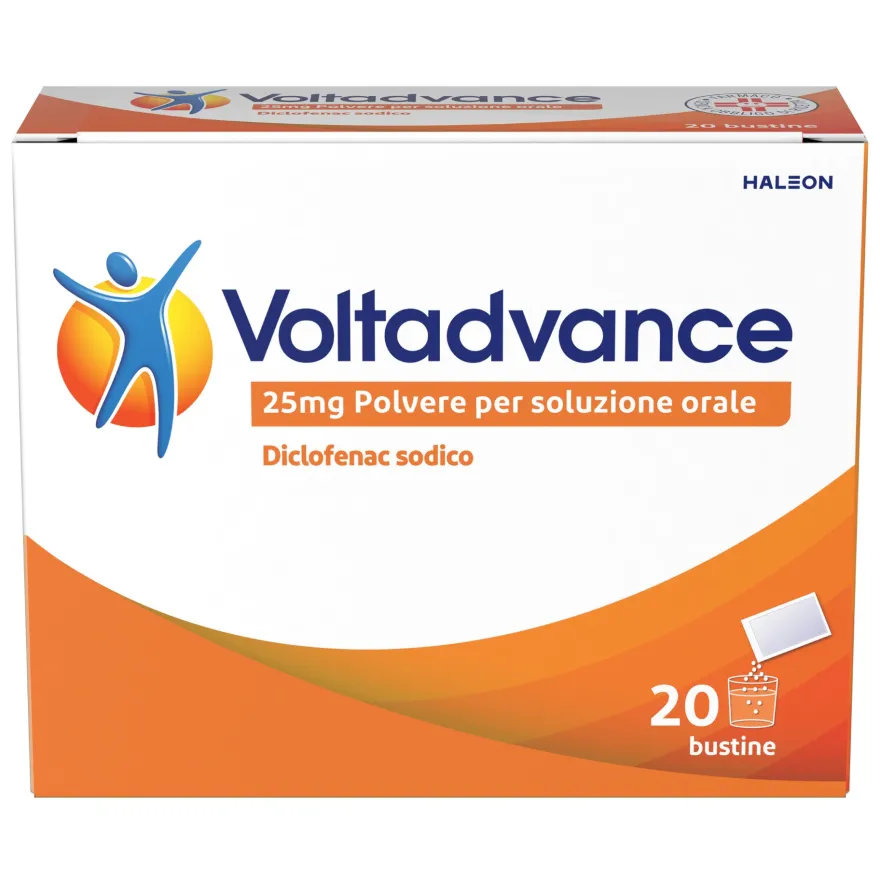 Voltadvance Antinfiammatorio Diclofenac Dolori Articolari Dolore Cervicale Mal Di Schiena 20 Bustine